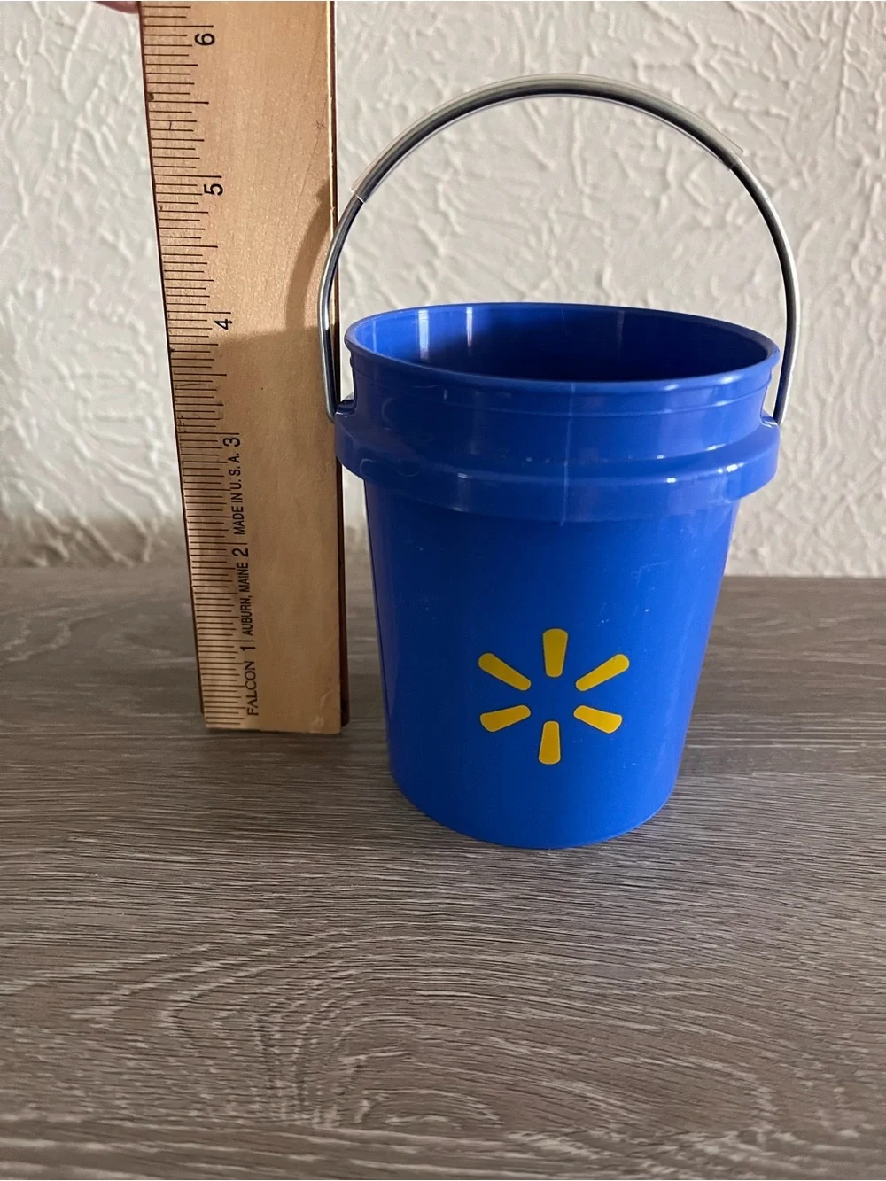 Blue Plastic Storage Bucket with Handle - Multipurpose Organizer